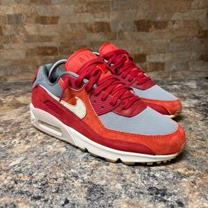 Nike Air Max 90 Premium Gym Red Sz. 10